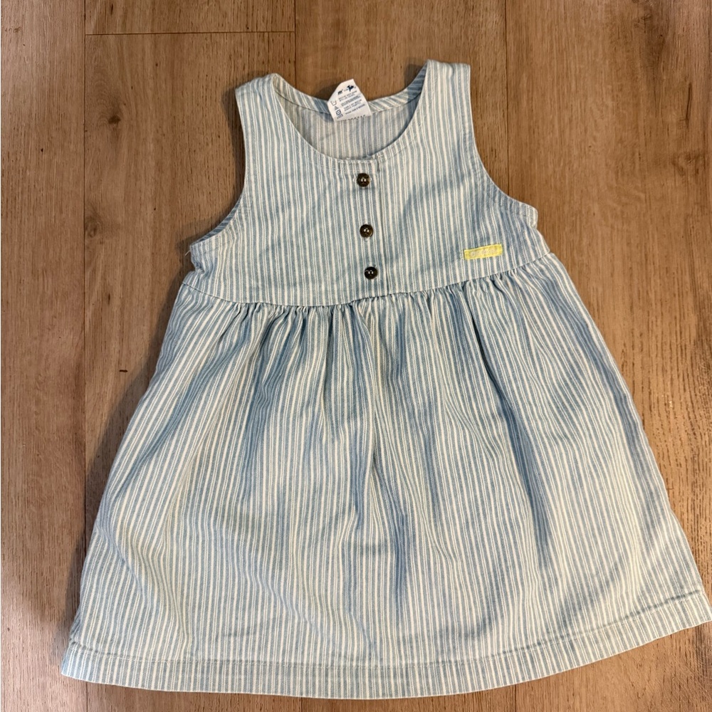 OshKosh B'gosh Blue and White striped dress